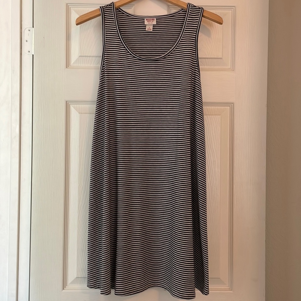 Mossimo Supply Company racer back tank dress/swimsuit coverup, size Large - Picture 1 of 8